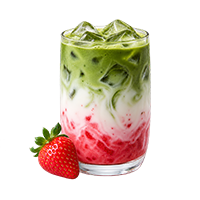 Strawberry Matcha Latte